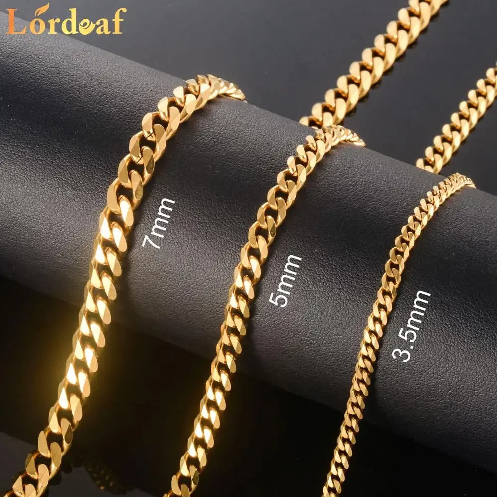 Hot Sale Stainless Gold Plated Steel Necklace