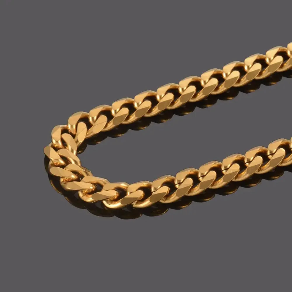 Hot Sale Stainless Gold Plated Steel Necklace