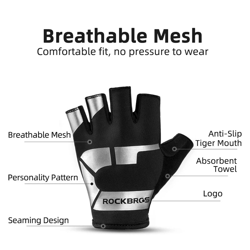 Half Finger Shockproof Cycling Gloves