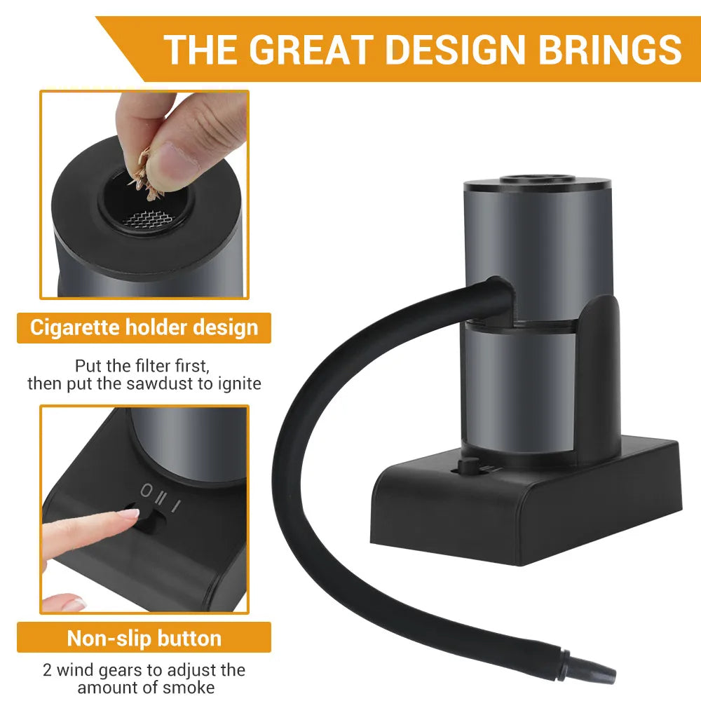 Smoking Gun Portable Drink Smoker Indoor Smoke Infuser Kit for Cocktails Meat BBQ Cheese
