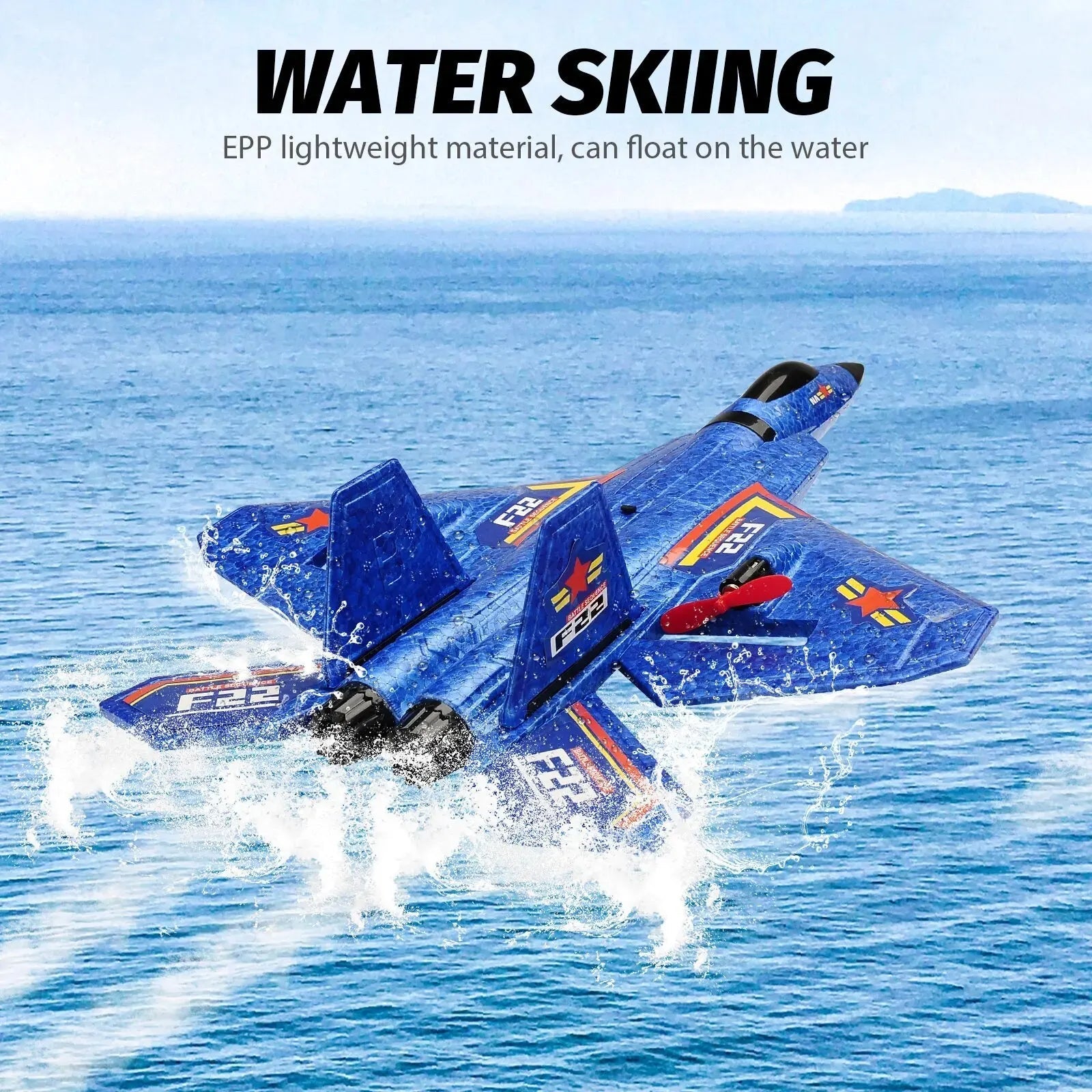 RC Remote Control Flying Glider With LED Lights EPP Foam Airplane