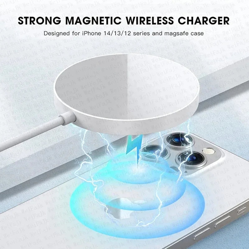 Magnetic Wireless Charger For iPhone Magsafe 15 Pro Max