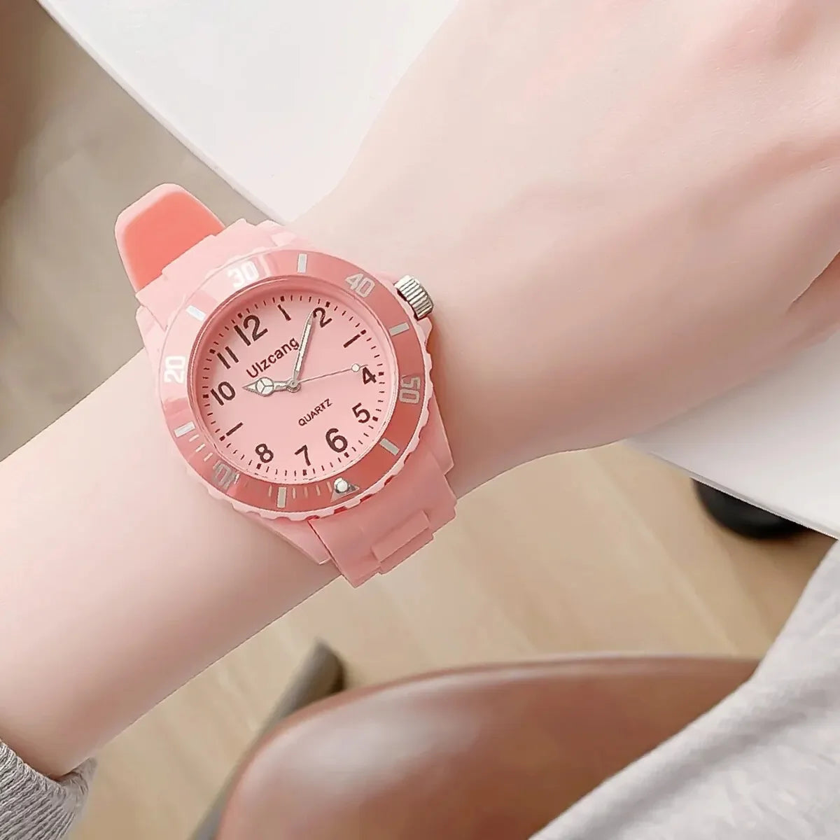 Kids Exam Watch Girls Boys Elementary School Waterproof Watch