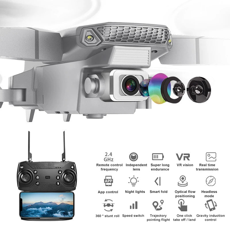 E88 Drone With 4k Camera